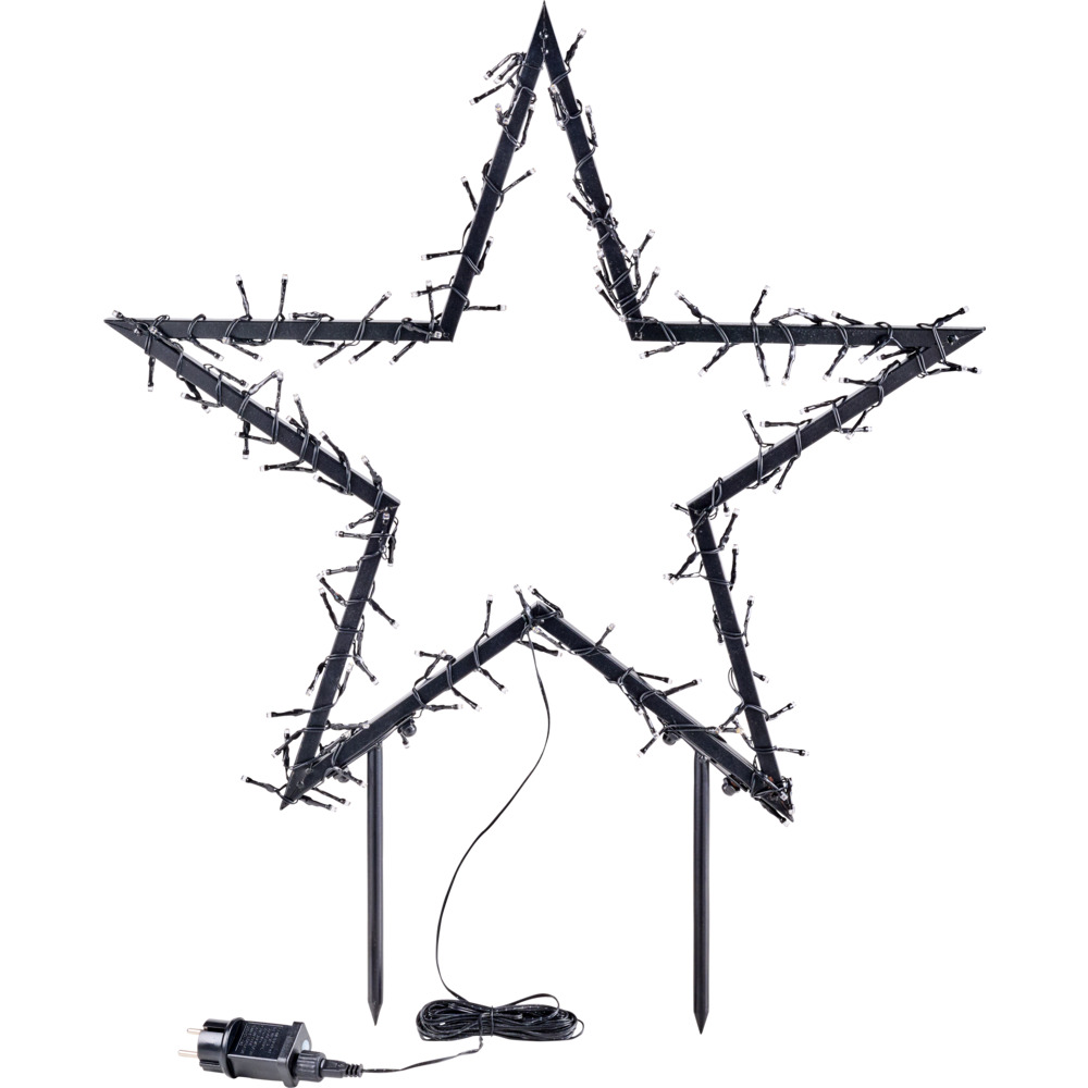 LED-Gartenstecker Stern mit 150 LEDs 60 x 73 cm