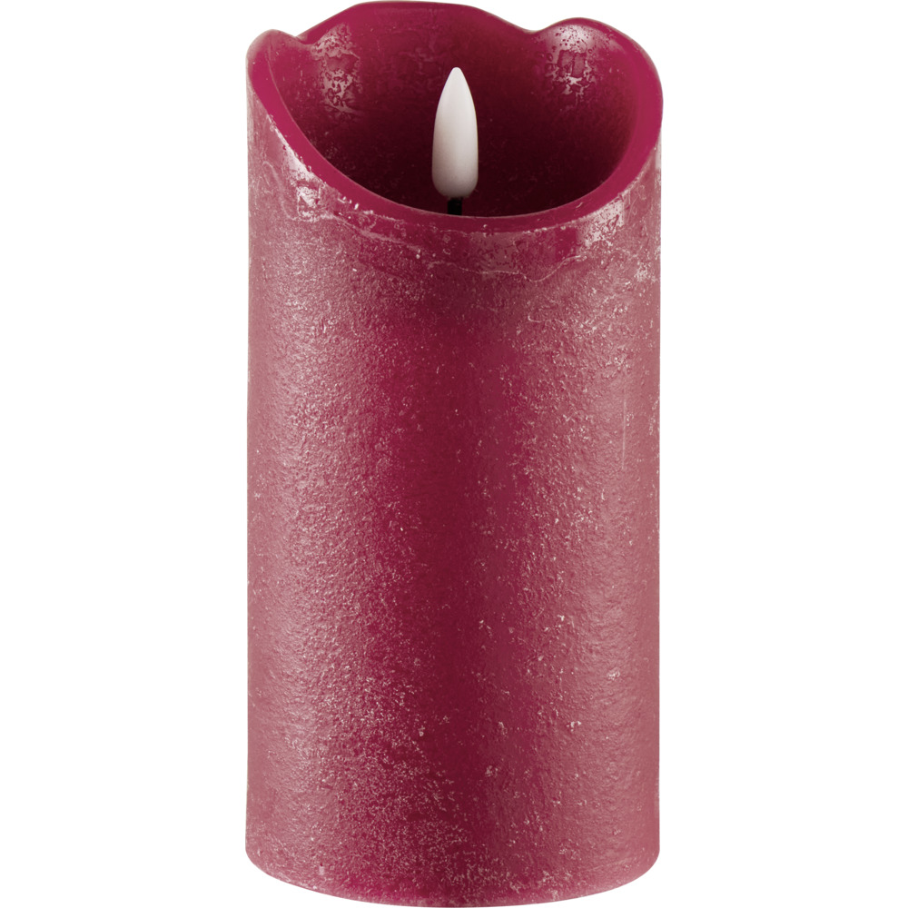 LED-Echtwachskerze Rustic &Oslash; 7,5 x 15 cm mit Timer image number 2