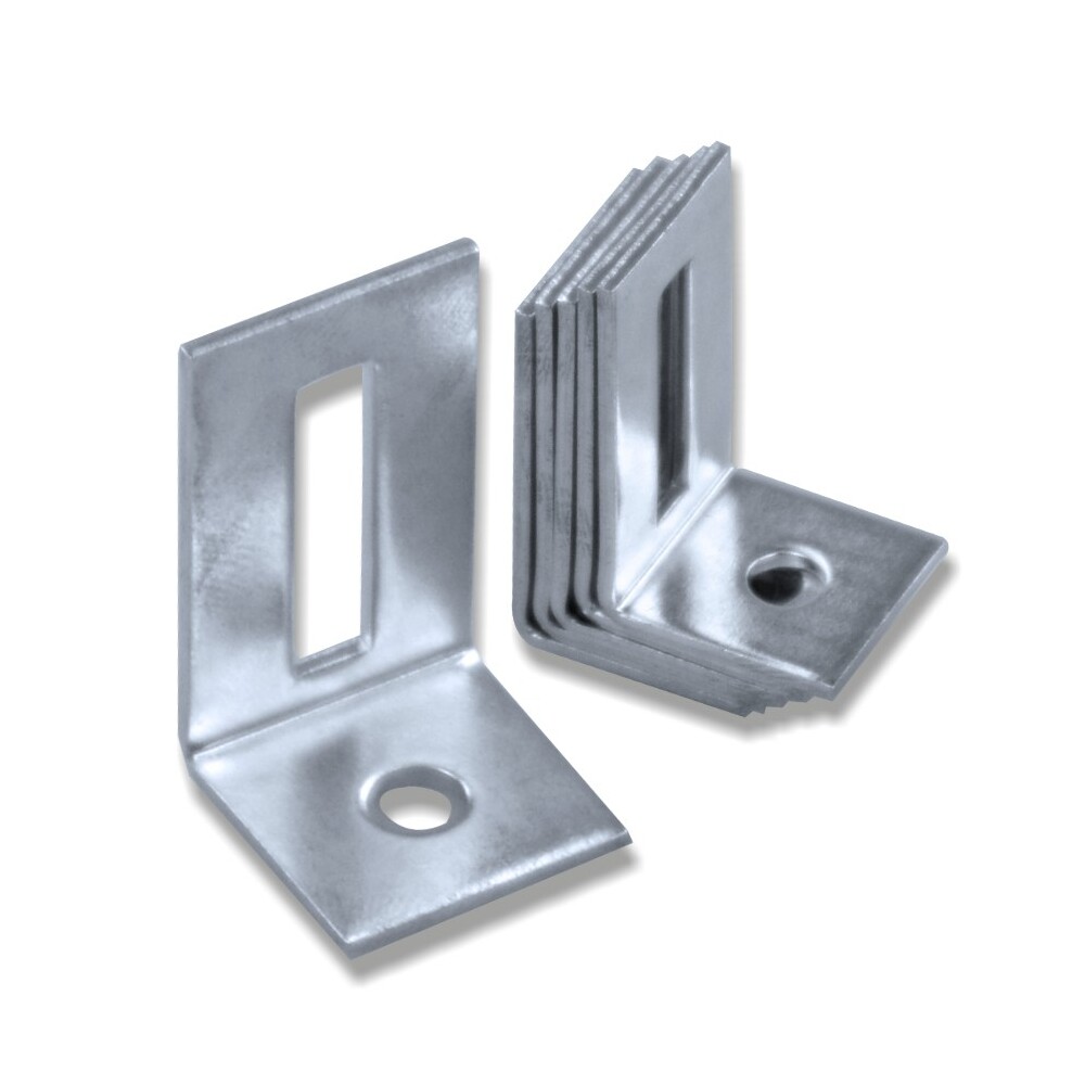 Verstell-Winkel 30 x 19 x 17 mm 6 St&uuml;ck galvanisch verzinkt