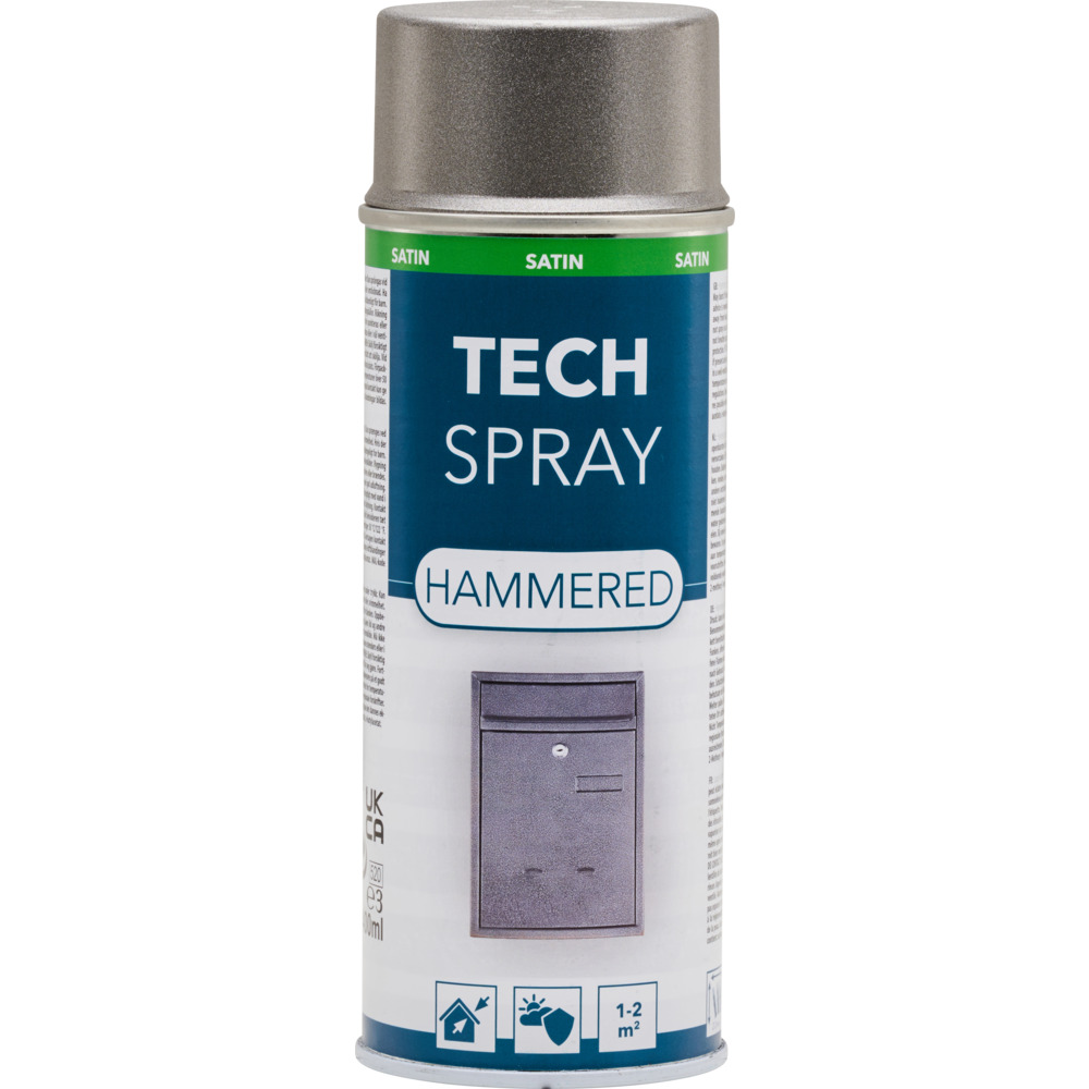 Tech Spray Hammerschlag Seidenglanz 400 ml anthrazit