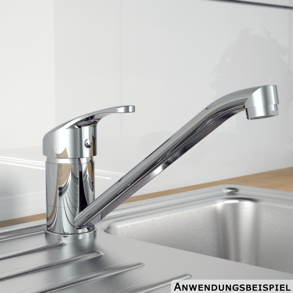 Sp&uuml;ltischarmatur Grande Vita classic Niederdruck chrom image number 2