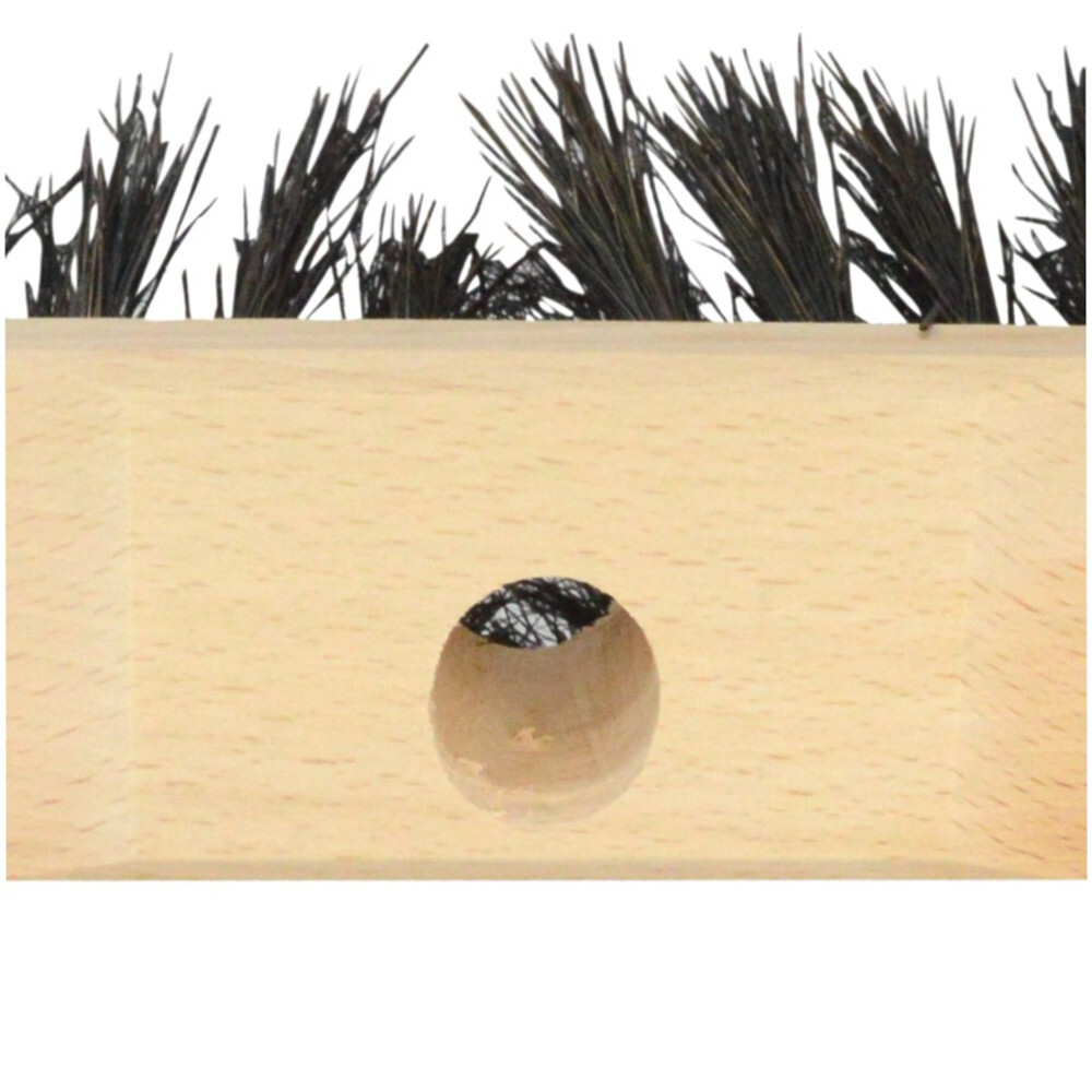 Saalbesen 60 cm schwarz mit Arenga-Borsten image number 2