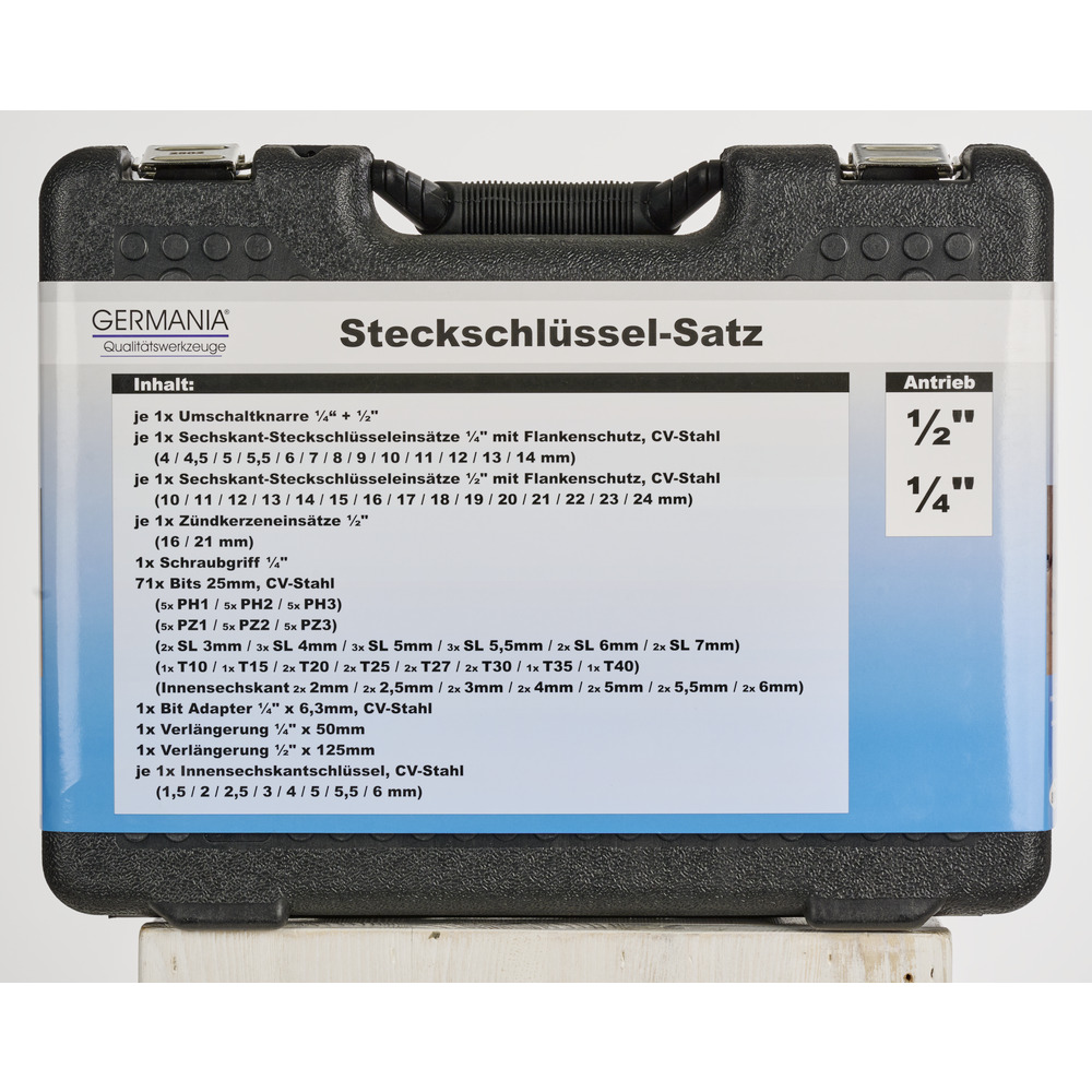 Ratschenkasten Satz 115-teilig aus Stahl image number 6