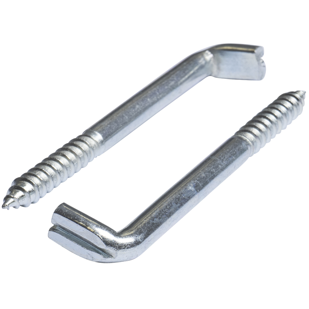 FISHBULL Schraubhaken 4,4 x 30 mm, 4 St&uuml;ck gerade mit Schlitz