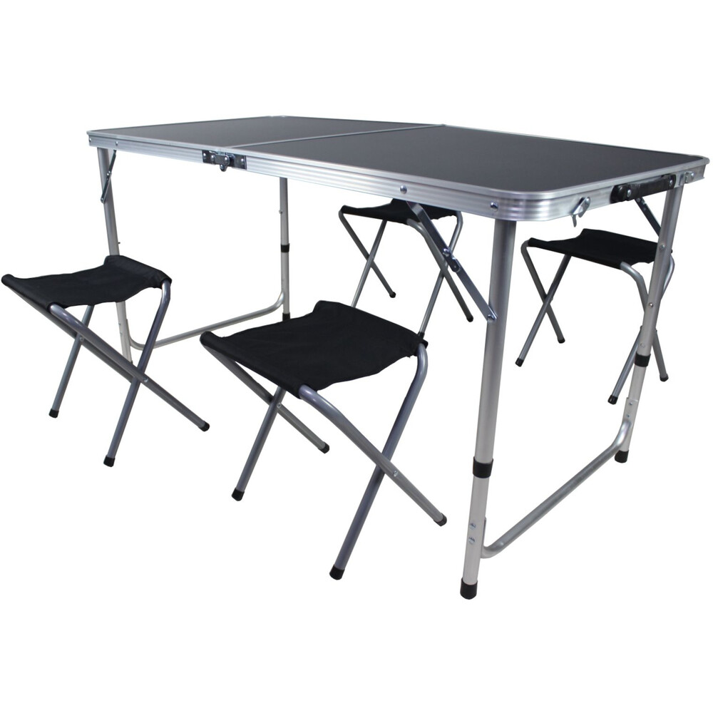 Camping Sitzgruppe schwarz/silber image number 1