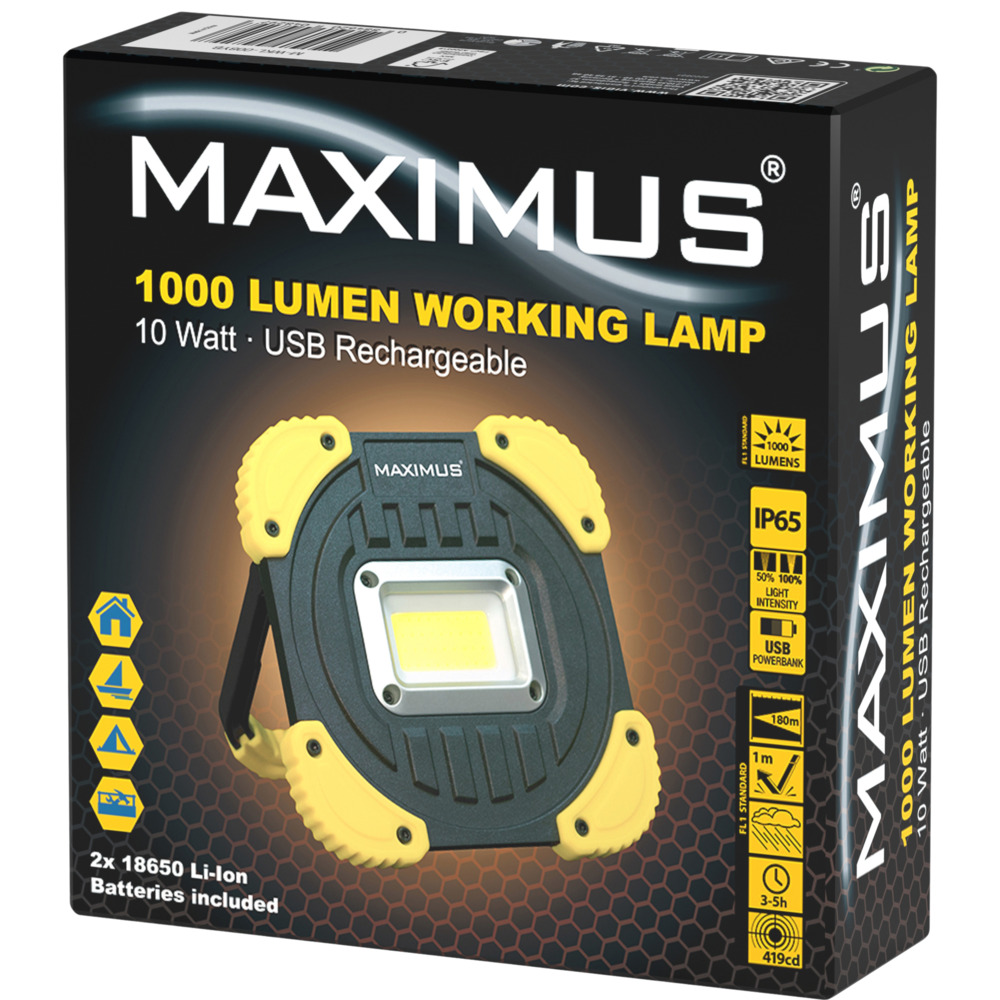 LED Arbeitsleuchte 10W, 1000 Lumen image number 1
