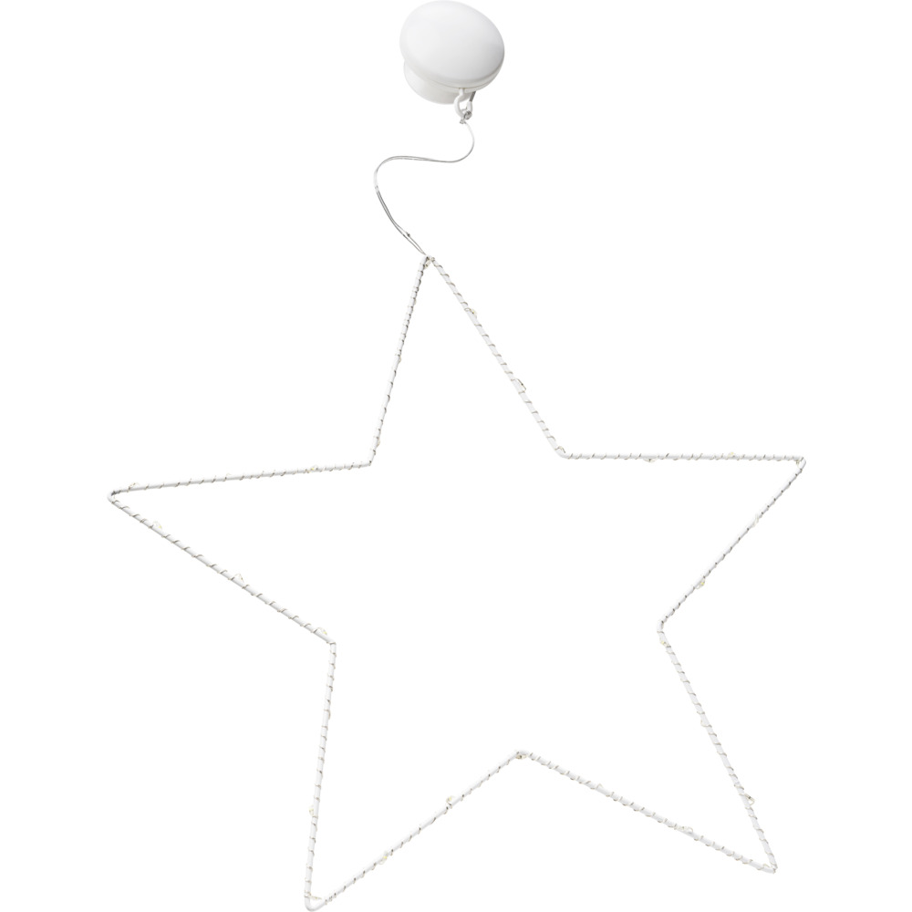 LED-Fensterfigur Stern &Oslash; 30 cm aus Metall mit 20 LED und Saugnapf image number 1