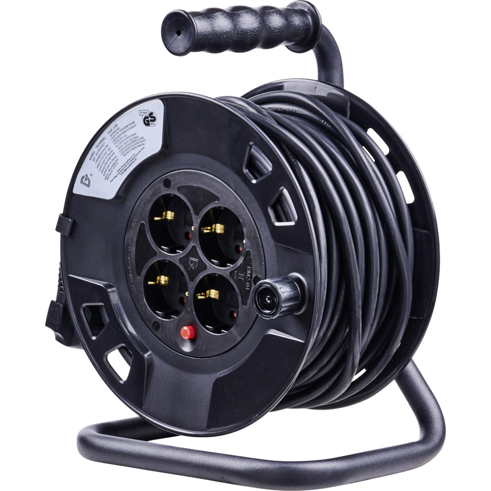 Kabeltrommel 25 m mit 4-fach Steckdose 3G x 1,5 mm&sup2; image number 3