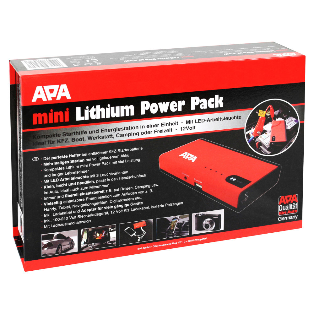APA Mini Lithium Power Pack 11.000 mAh image number 4