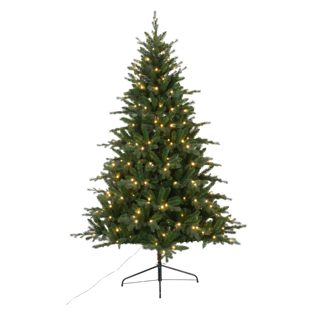 Weihnachtsbaum k&uuml;nstlich 210 cm gr&uuml;n 290 LEDs