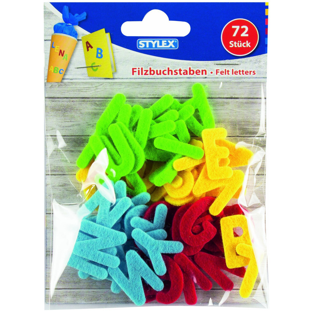 Filz Buchstaben Set 72-teilig