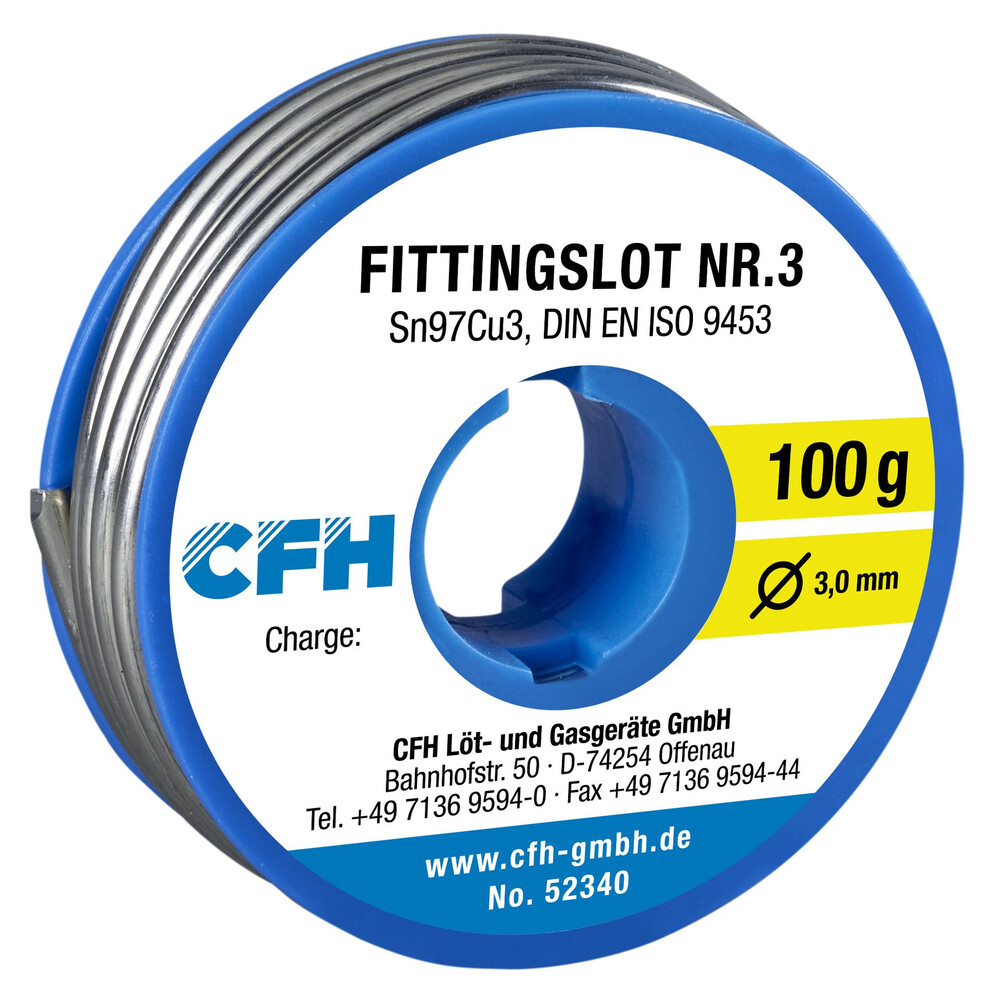 CFH Fittingslot WL 340, 100 g zum Weichl&ouml;ten