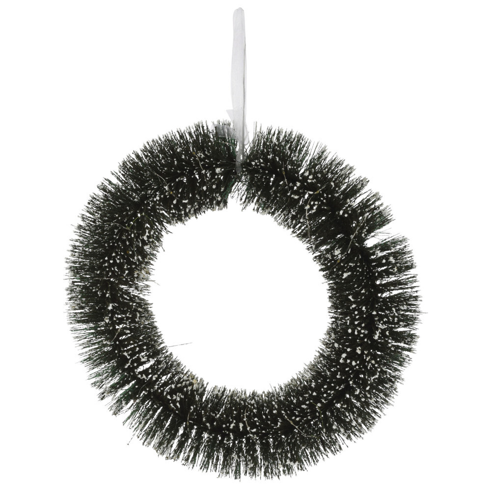 Adventskranz &Oslash; 40 cm batteriebetrieben aus Kunststoff mit LEDs und Timer image number 1