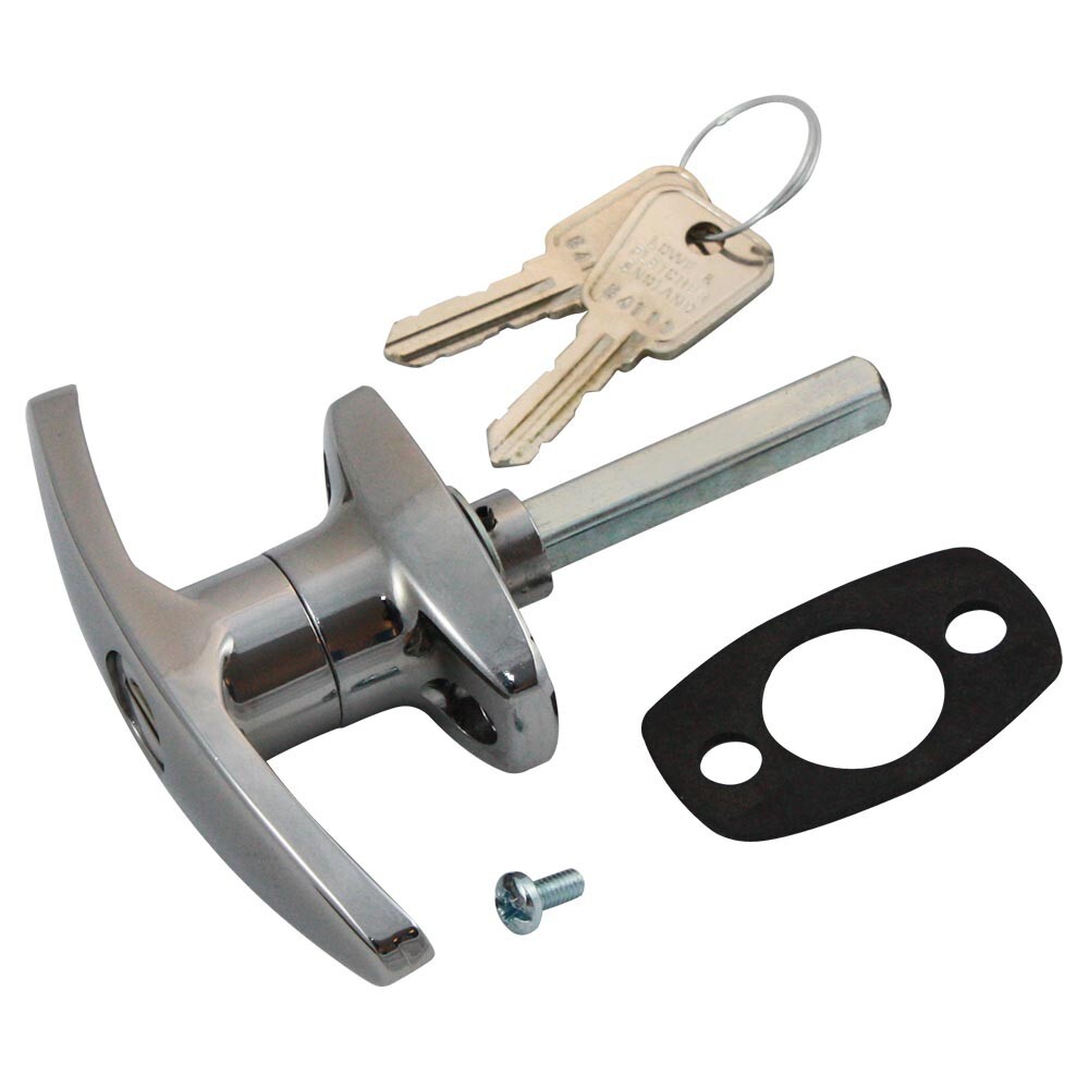 ISEO Garagenknebelschlo&szlig; 2-fl&uuml;gliche Tore mit 2 Schl&uuml;sseln