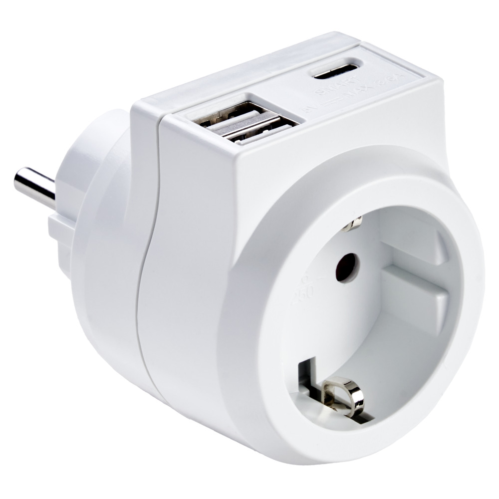 Zwischenstecker mit USB-A+C-Anschluss image number 2