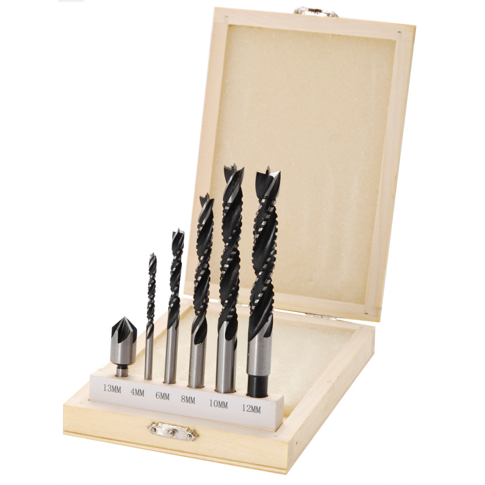 Holzkronen-Fr&auml;sbohrer-Satz 6-teilig