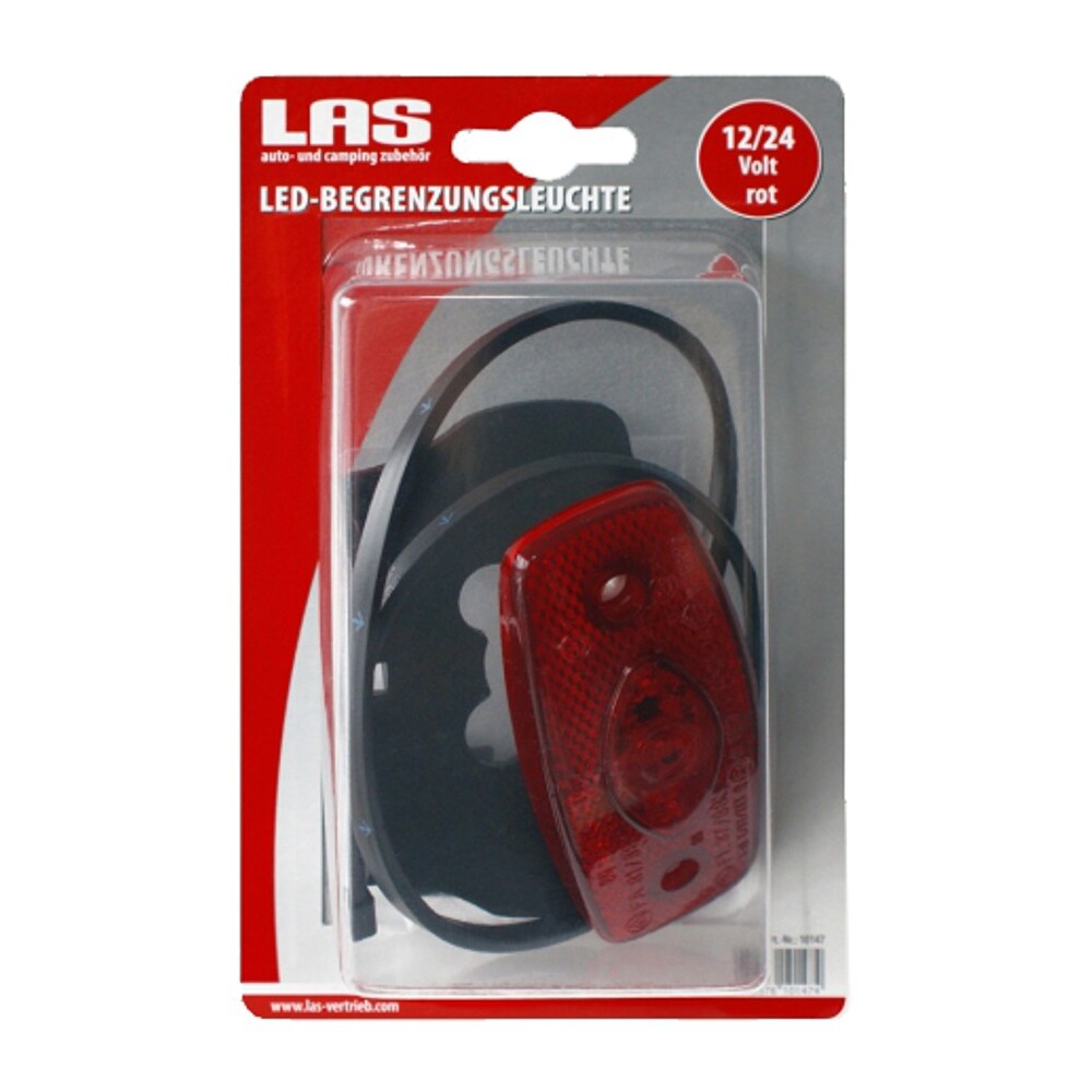LED Begrenzungsleuchte 103x45x18 mm rot 12/24V image number 1