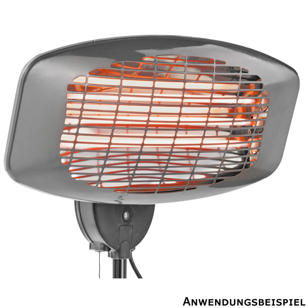 Stand-Heizstrahler elektrisch mit Teleskopstange image number 3