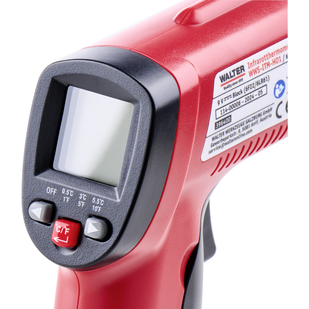 Infrarot Thermometer mit Laserpointer image number 2