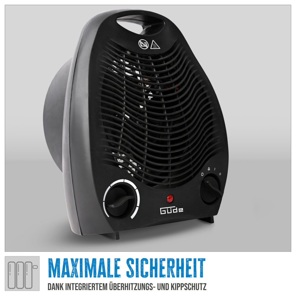 G&uuml;de Heizl&uuml;fter GH2000 elektrisch 2000 Watt image number 5