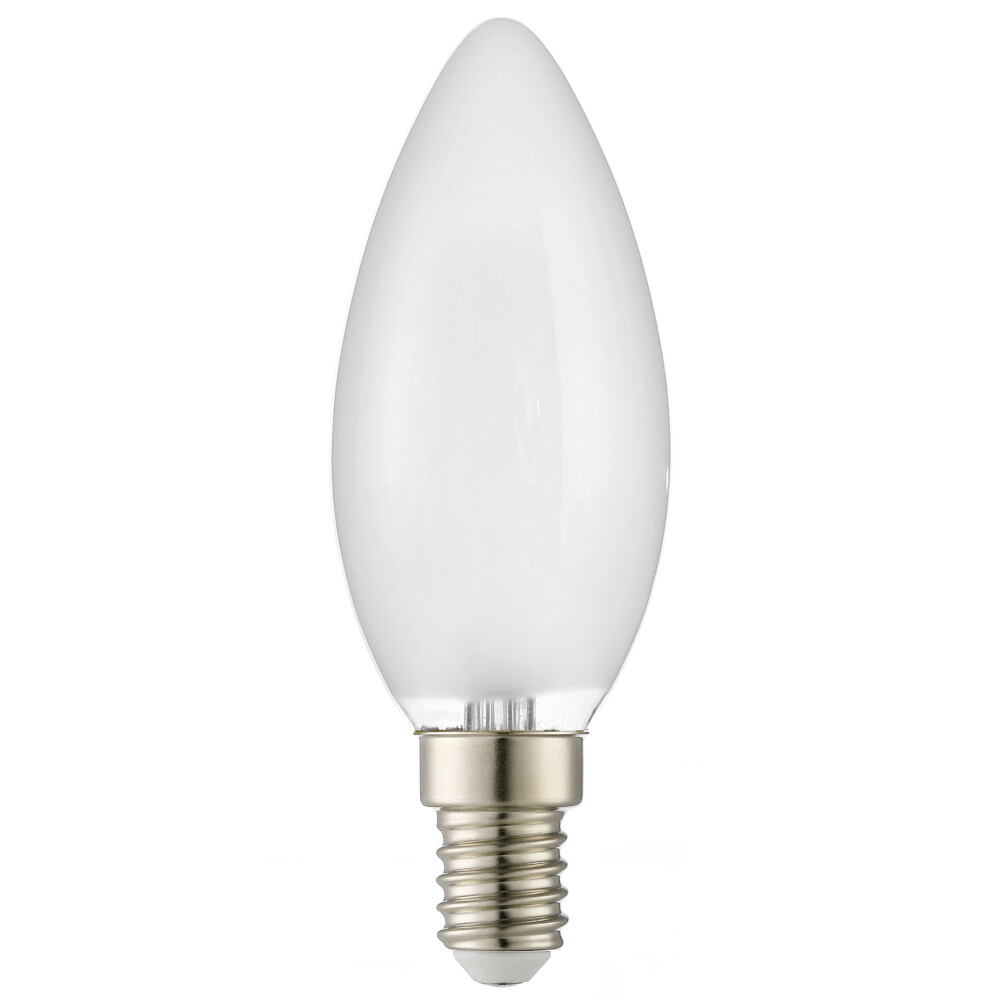 Avalux LED-Filament-Lampe matt 2,5 Watt in Kerzenform mit E14 Sockel