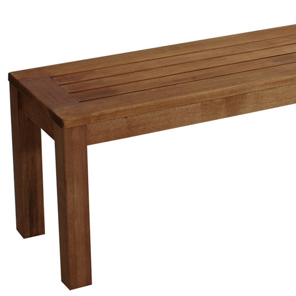 Hockerbank XL, 190 x 36 x 46 cm, Holz Eukalyptus ge&ouml;lt image number 1