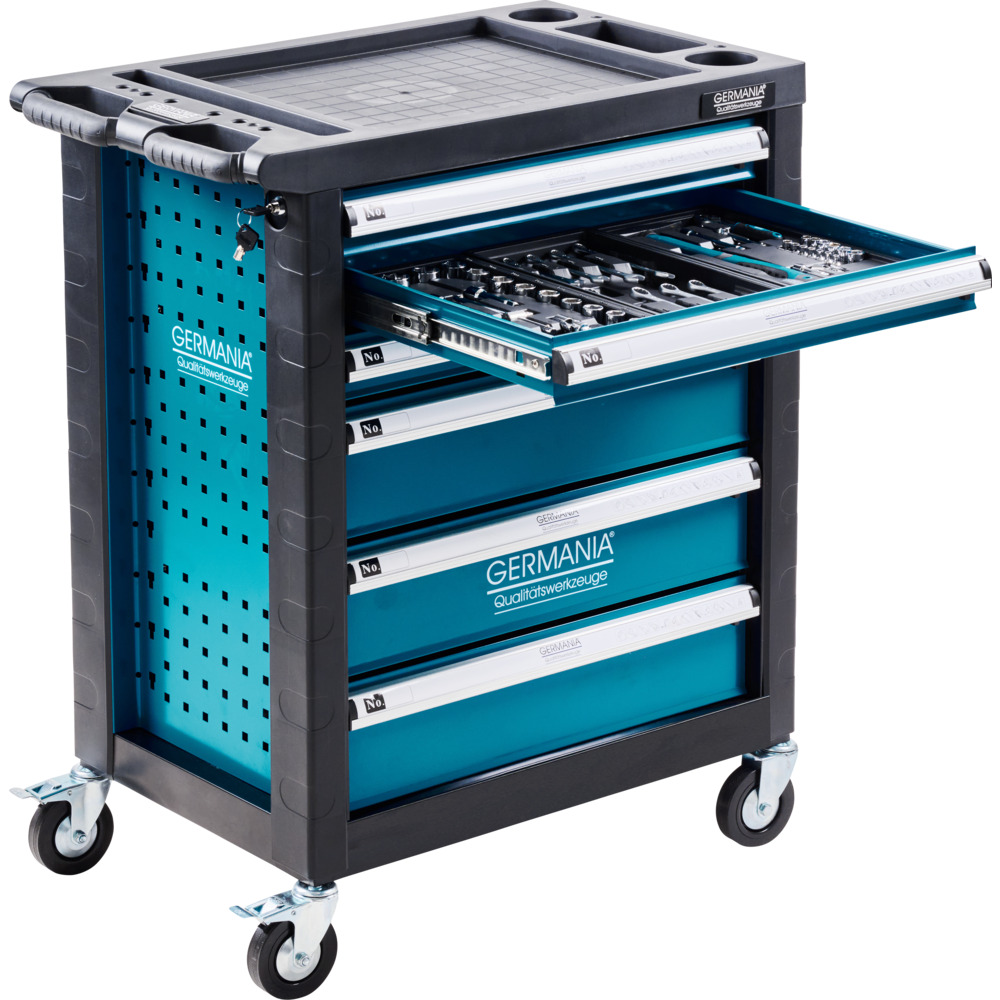 GERMANIA&reg; Werkstattwagen GWT11 70-teilig gef&uuml;llt image number 1