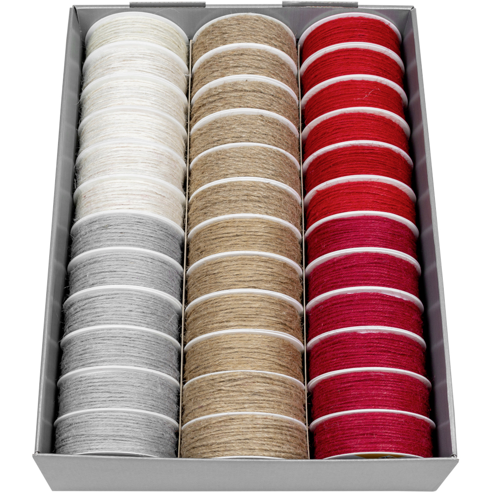 Jute-Kordelband "be green", verschiedene Ausf&uuml;hrungen