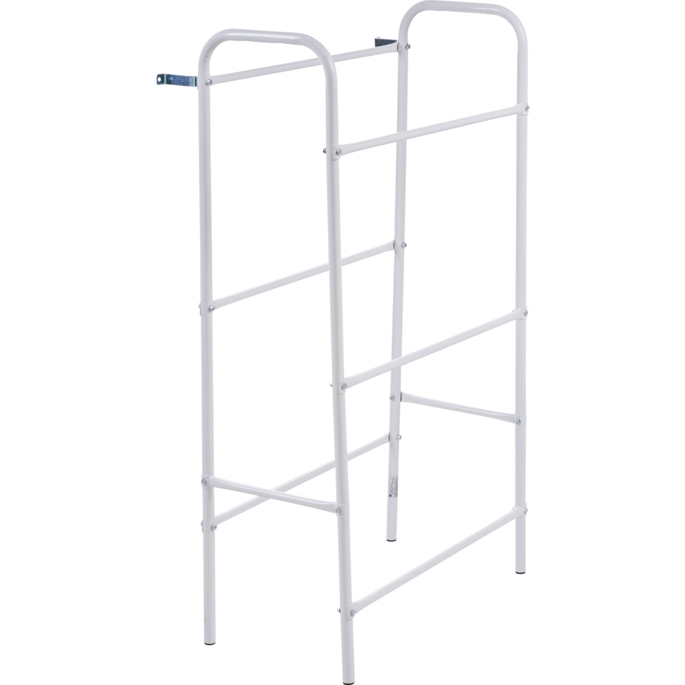 Flaschenkastenst&auml;nder wei&szlig; aus Stahl f&uuml;r 6 K&auml;sten image number 1