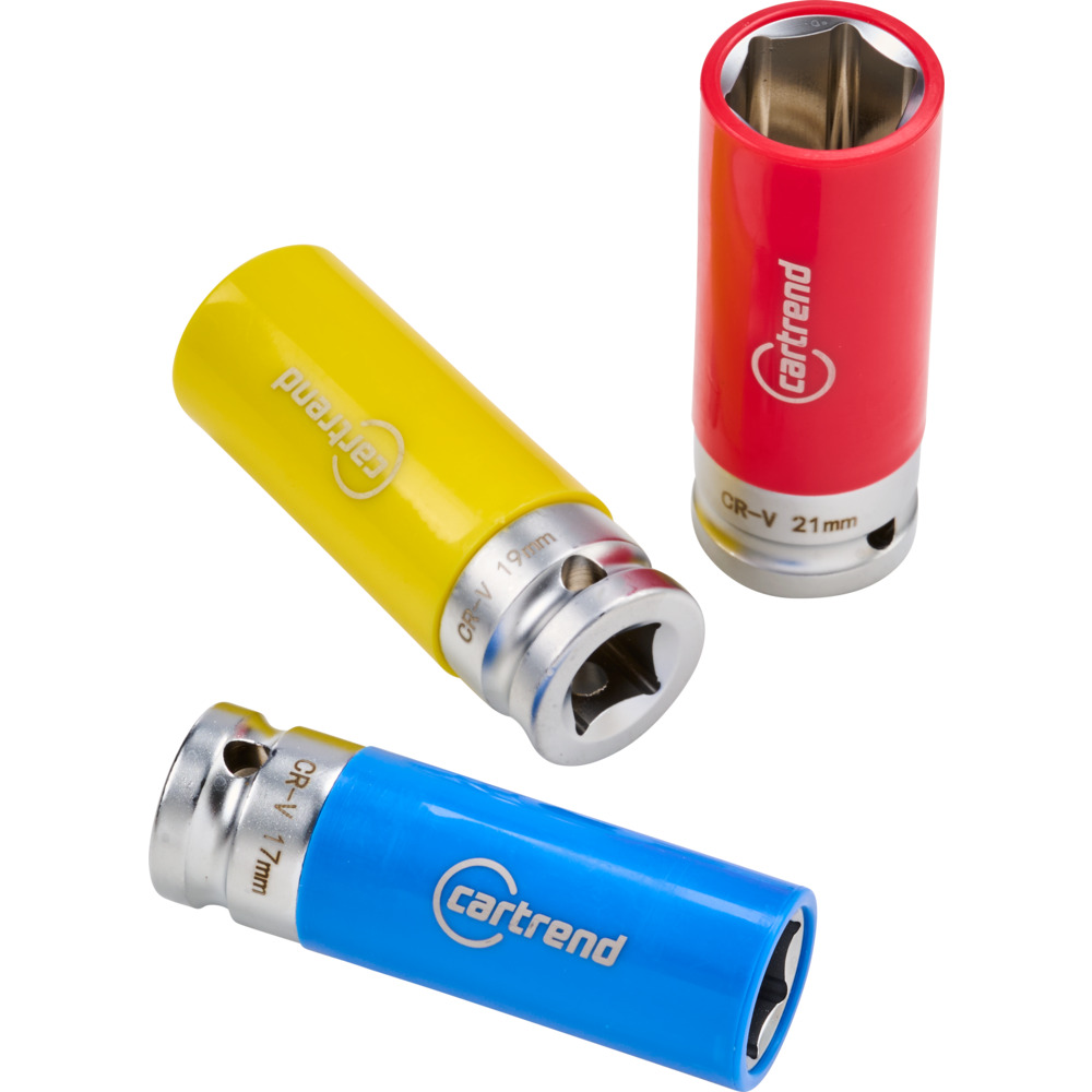 Kraftschoneins&auml;tze 1/2'' 3-teilig 17 / 19 / 21 mm image number 3