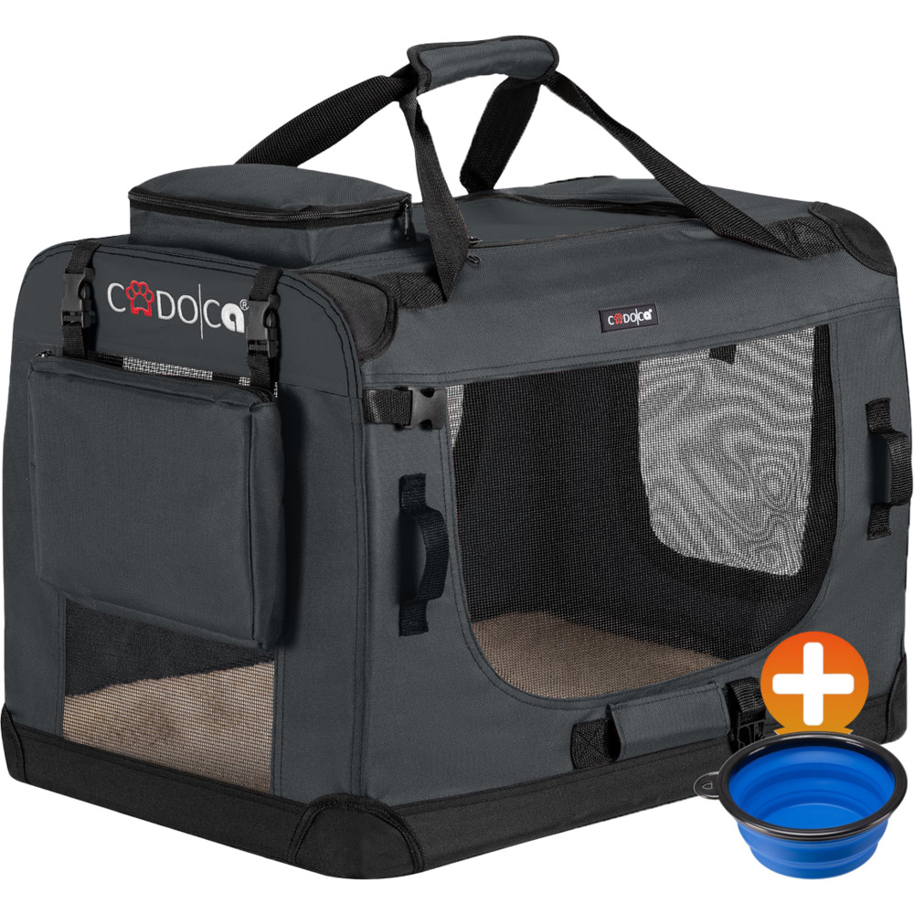 Tiertransportbox M 60 x 42 x 44 cm anthrazit