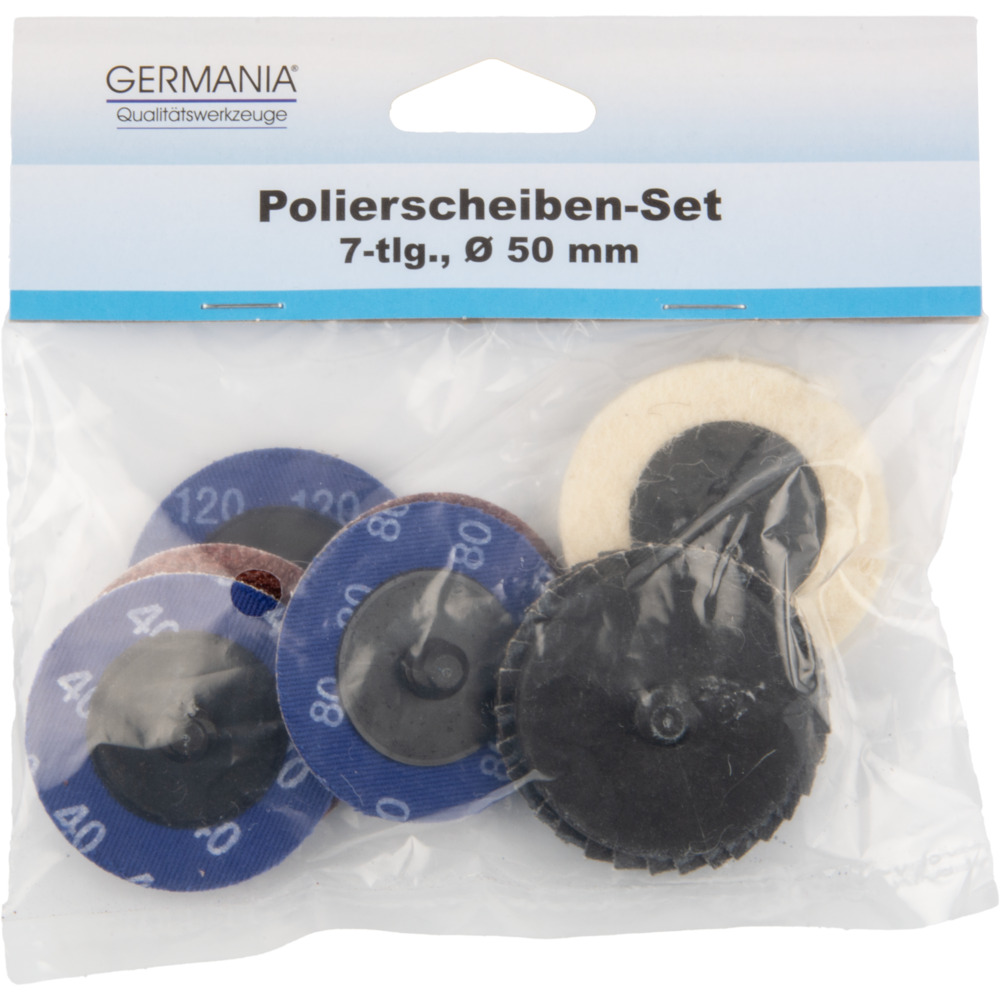 GERMANIA&reg; Schleif- und Polierscheiben-Set 7-teilig 50mm image number 1