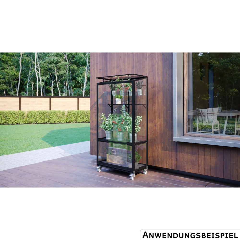 Vitavia Balkon-Gew&auml;chshaus "Stad" mit Rollfundament image number 1