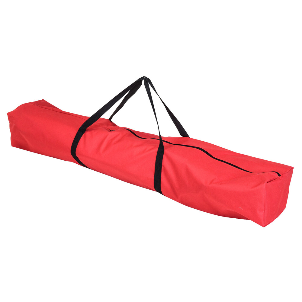 H&auml;ngematte faltbar in rot mit Metallgestell image number 2