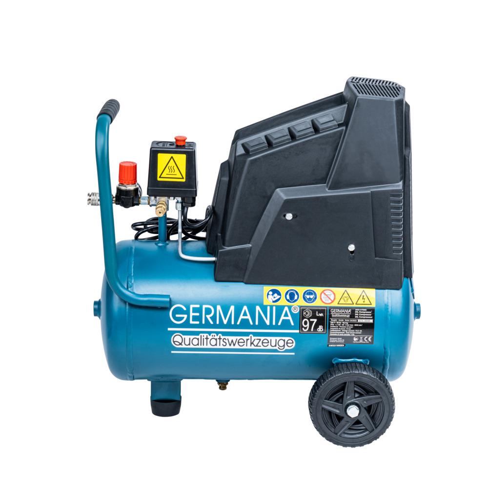 GERMANIA&reg; Kompressor Typ 190/08/24, &ouml;lfrei, 24 Liter, 8 bar image number 3