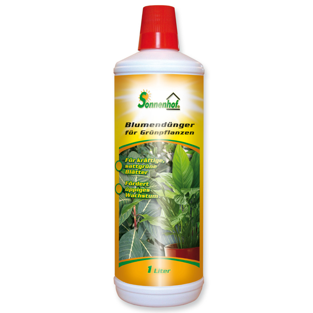 Blumend&uuml;nger fl&uuml;ssig f&uuml;r Gr&uuml;npflanzen 1 Liter