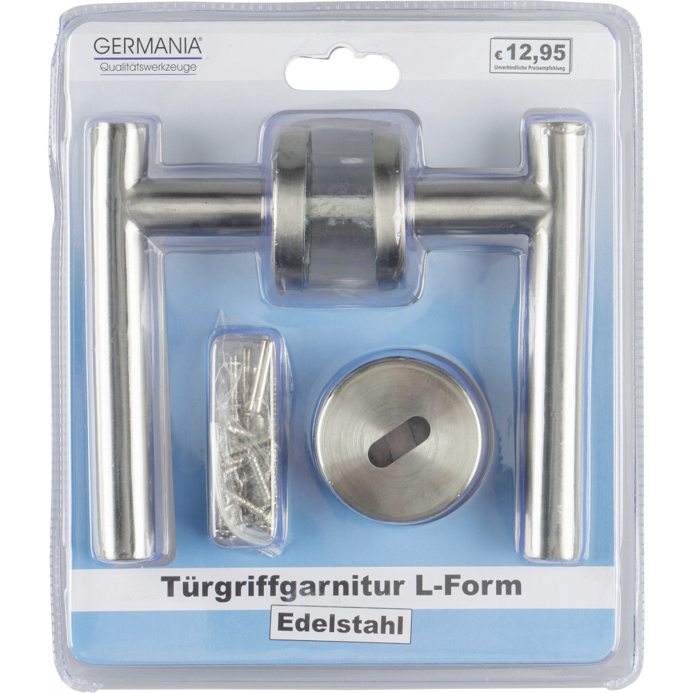 GERMANIA&reg; T&uuml;rgriff Dr&uuml;ckergarnitur L-Form aus Edelstahl image number 3