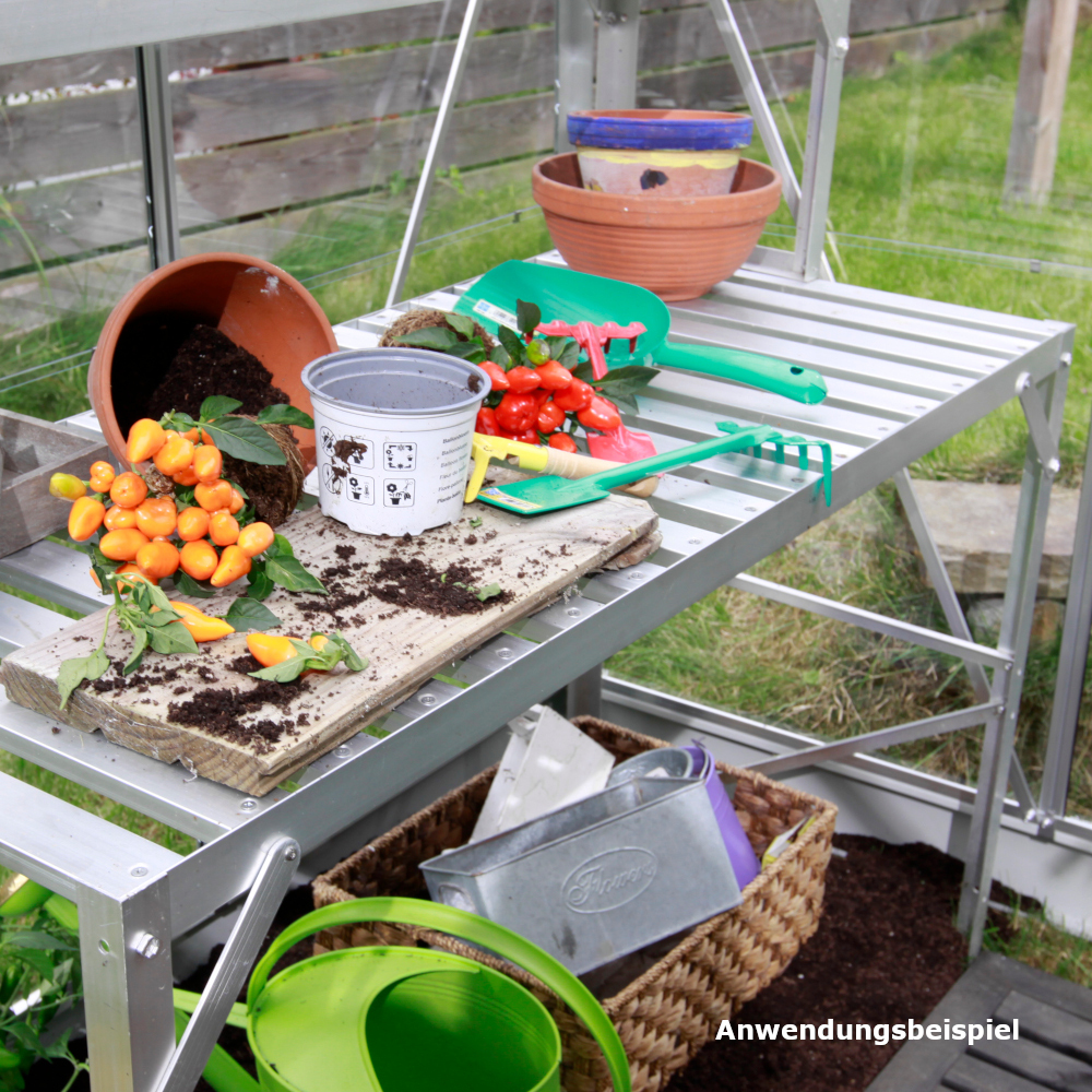 Vitavia Alutisch 1 Ablage, 121 x 54 x 76 cm image number 2