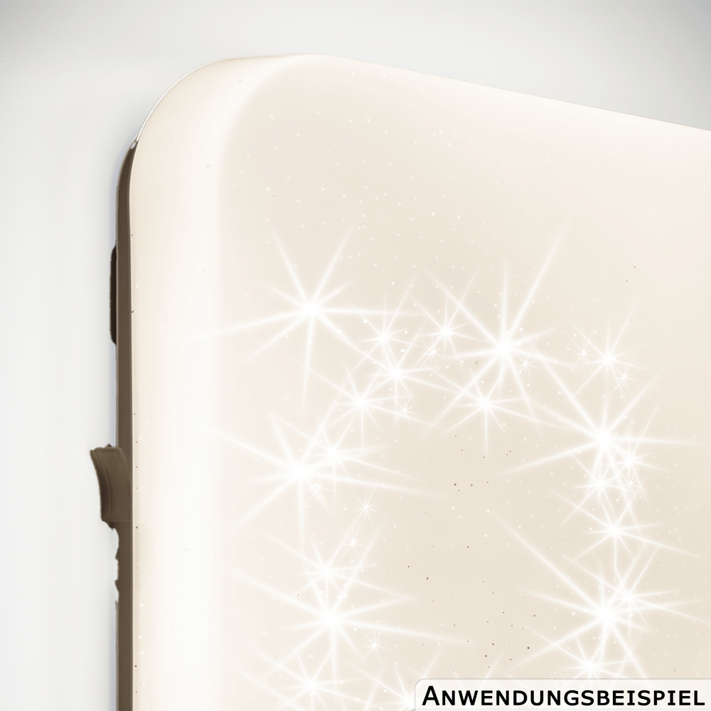 DECOPRO LED-Wand- und Deckenleuchte eckig mit Sternenhimmel 18 W image number 4