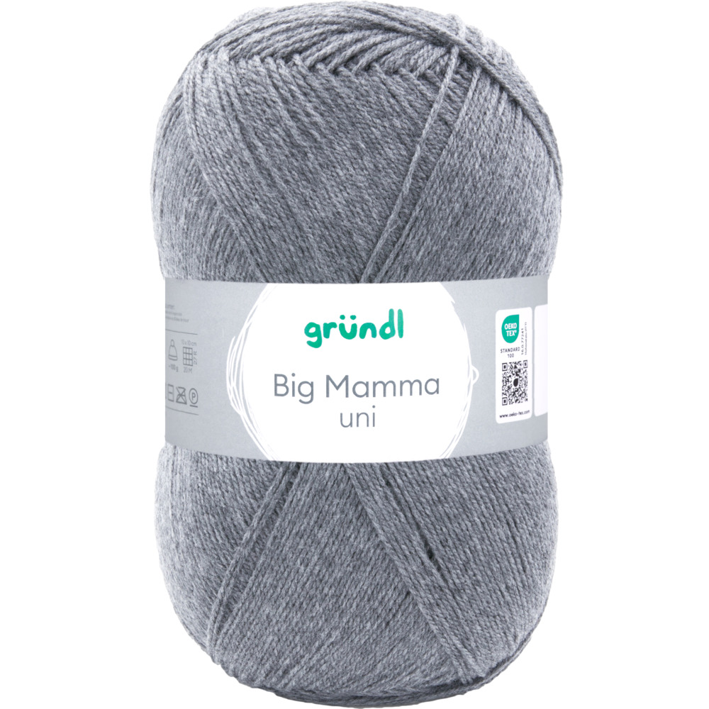 Big Mama Garn 400 g steingrau