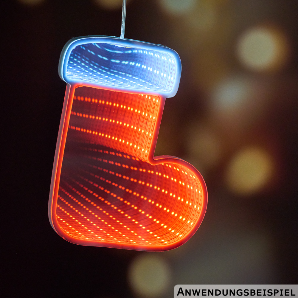 LED-3D-Spiegelleuchte Infinity Effekt 20 cm, Designauswahl image number 7