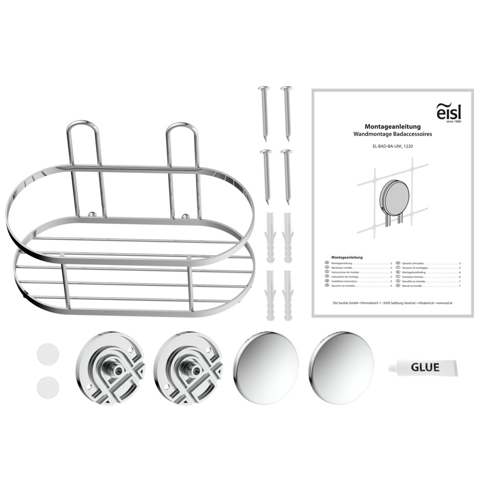 Dusch-Wandablage 180 x 130 x 110 mm image number 2