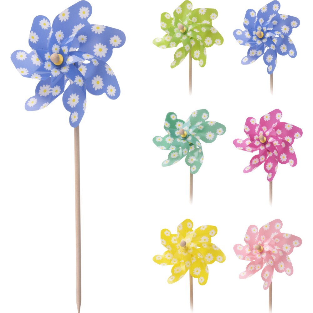 Windm&uuml;hle 22 x 55 cm in verschiedenen Ausf&uuml;hrungen mit Holzstab