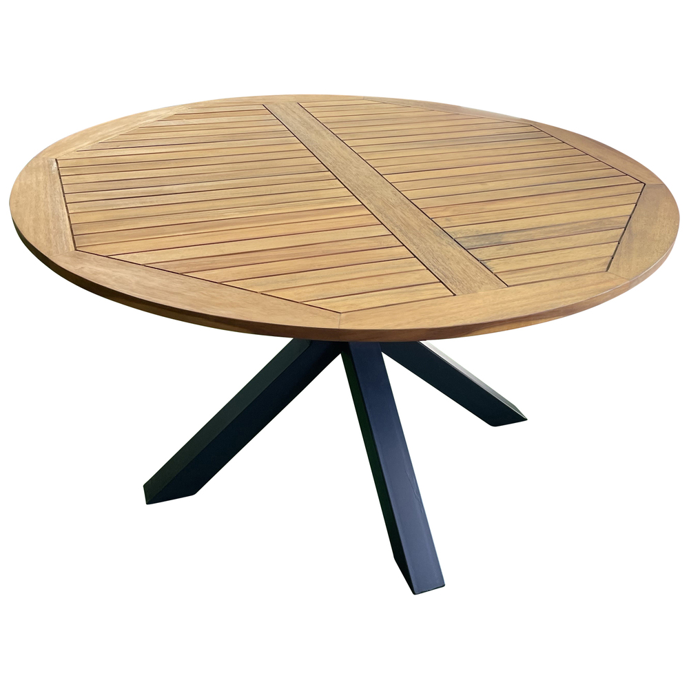 Gartentisch rund &Oslash; 130 cm Akazie
