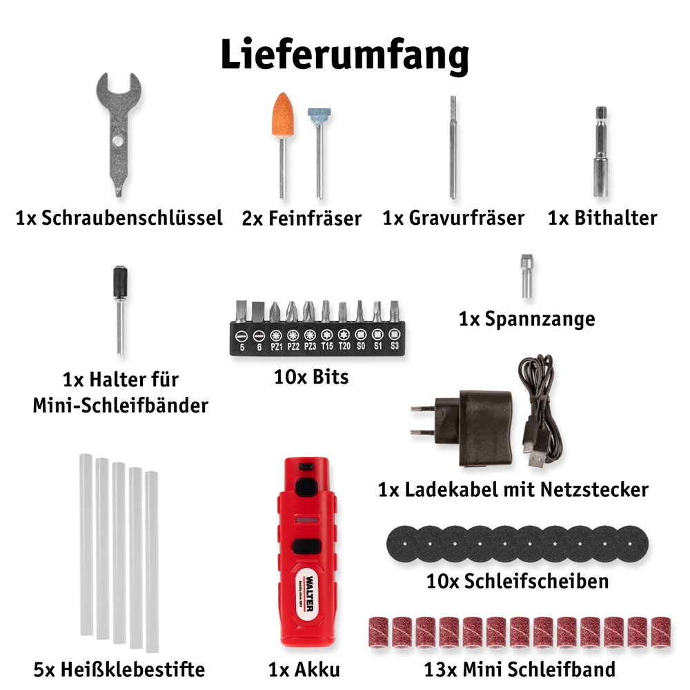 WALTER 3in1 Akku Multitool image number 2