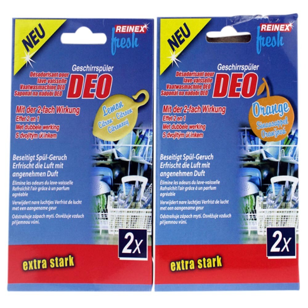 Geschirrsp&uuml;ler Deo 2er Set  Lemon Orange extra stark