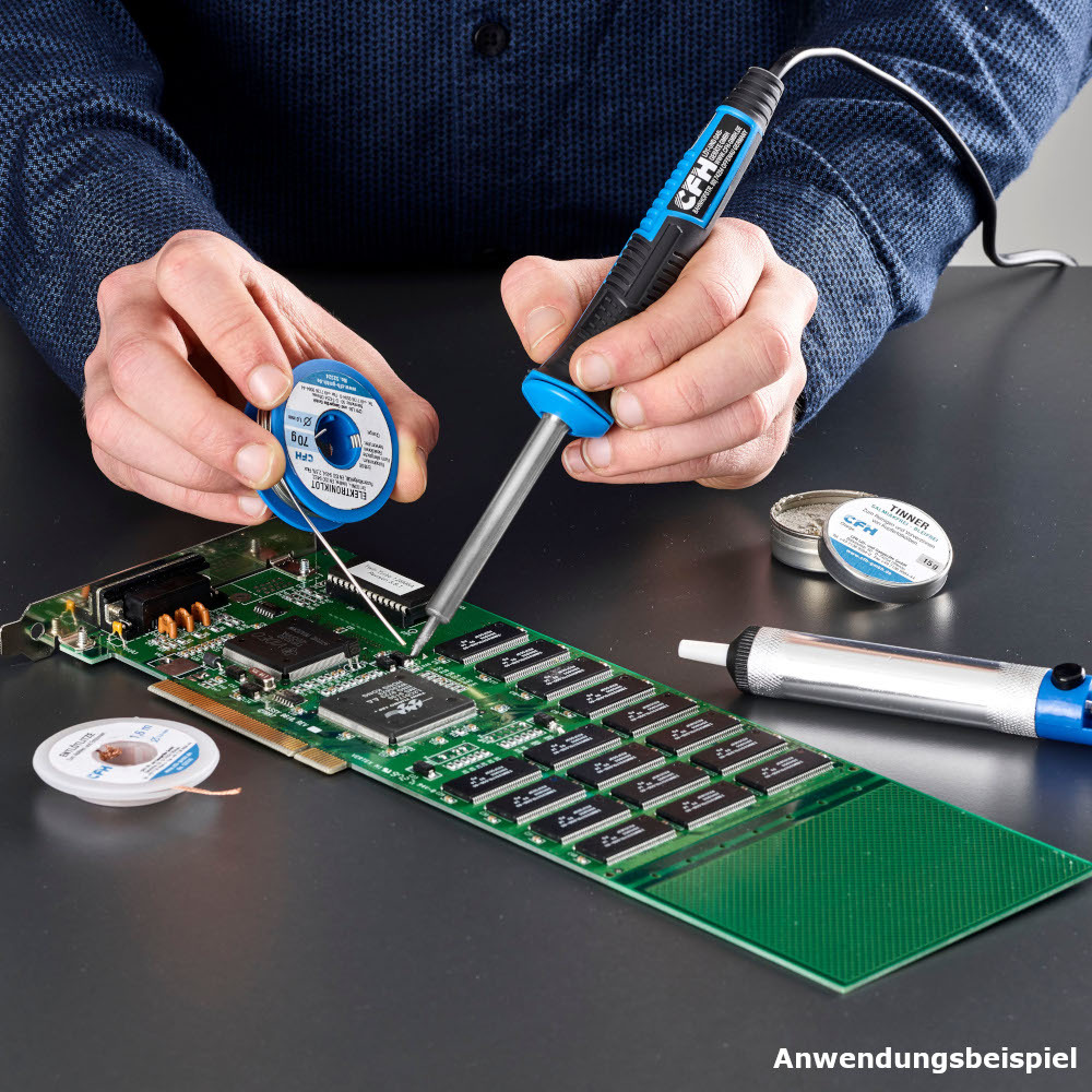 CFH Elektro-L&ouml;tkolben E15 Bleistiftform mit Sicherheitsablage image number 1