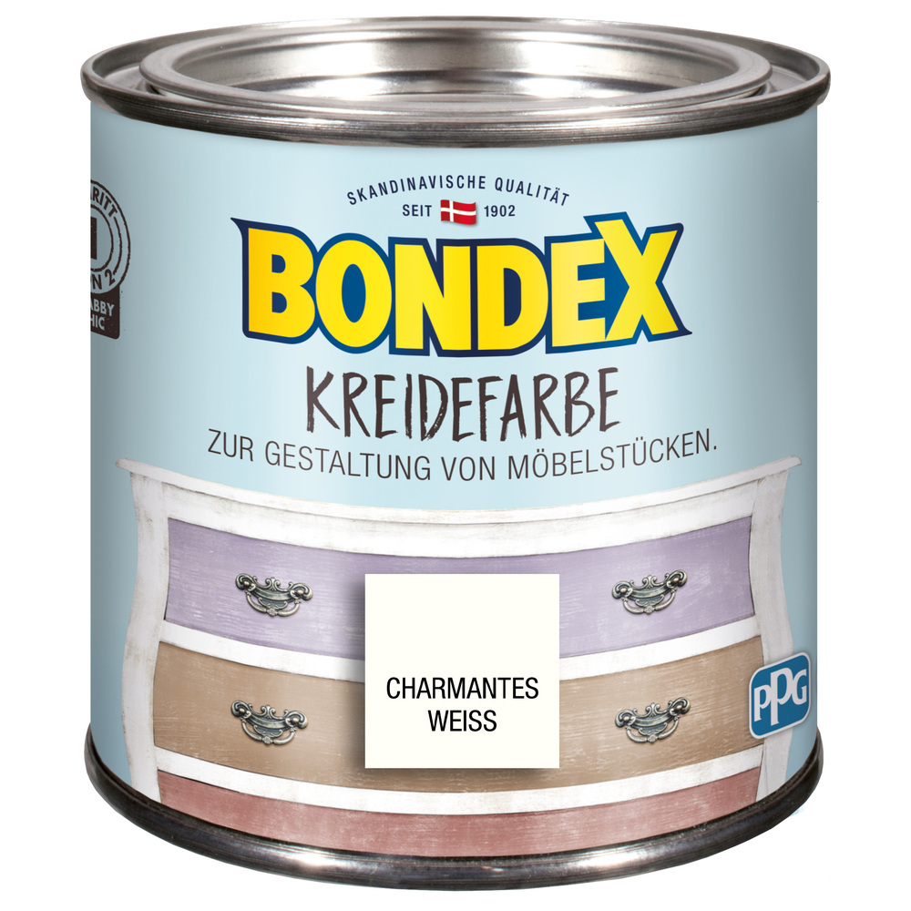 BONDEX Kreidefarbe Charmantes Weiss 500ml