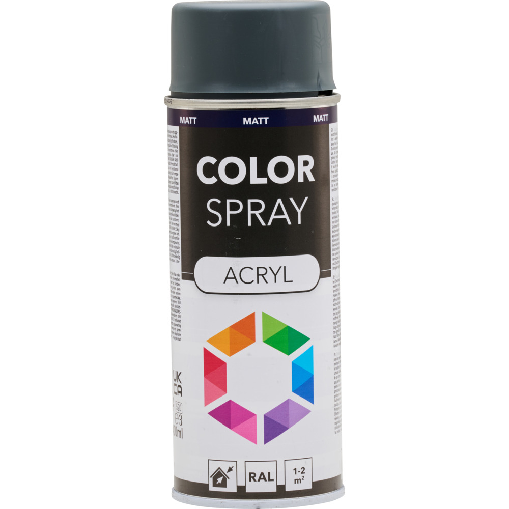 Lackspray 400 ml Acryl RAL7011 Eisengrau matt