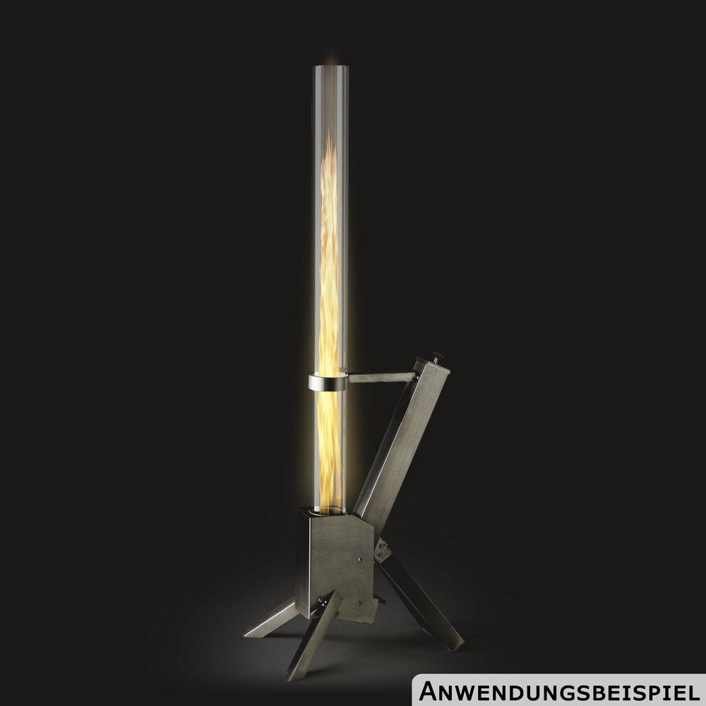 Glasr&ouml;hre f&uuml;r Feuerrohr image number 4